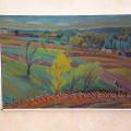 Paysage d'automne 1942 à Fargues de Langon