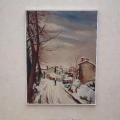 Paysage de neige à Uzeste en 1939